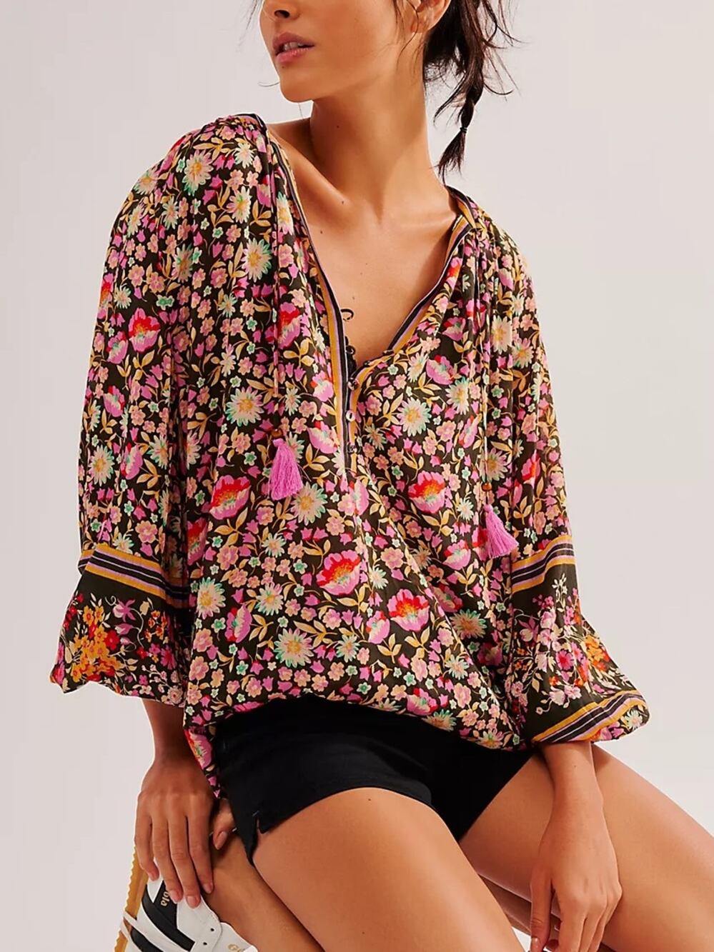 Spell Impala Lily Tie Blouse
